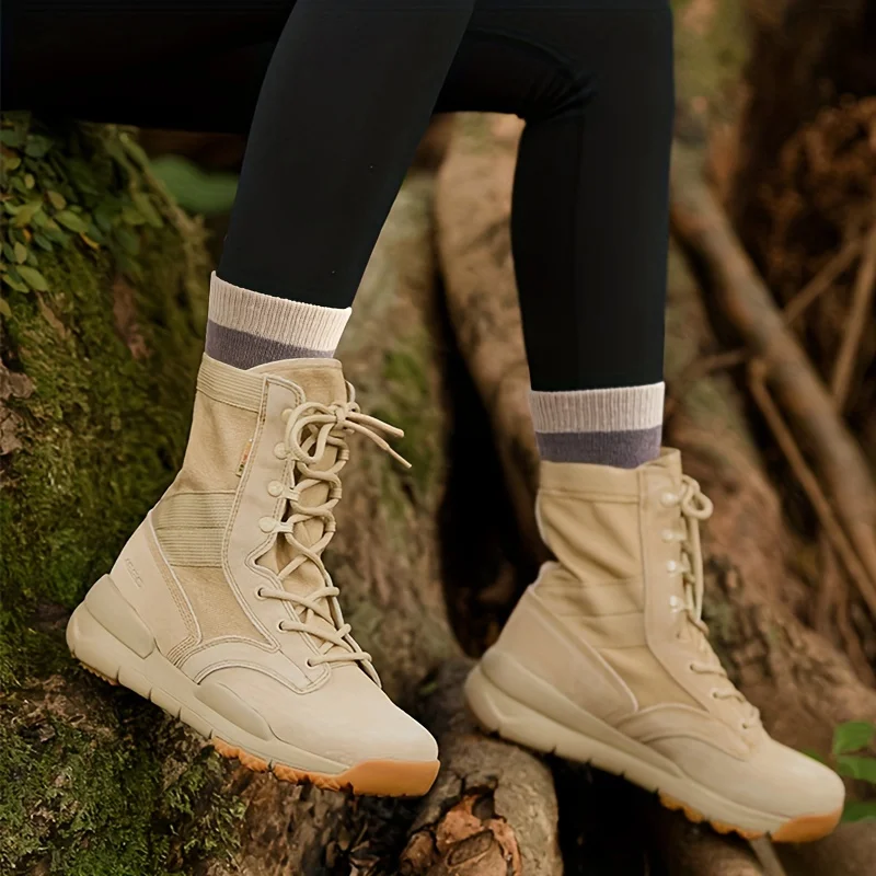 5 Pairs Thermal Winter Socks Thickened Plush Sweat-Wicking Mid-Calf Socks Soft Elastic Cold-proof Outdoor Sport Hiking Socks - view 3