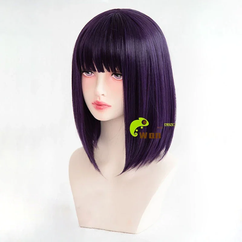 Marin Kitagawa Kuroe Shizuku/Sailor Saturn Cosplay Perücke Tomoe Hotaru Lila Kurze Anime Cosplay Perücke Hitzebeständige Synthetische Haar
