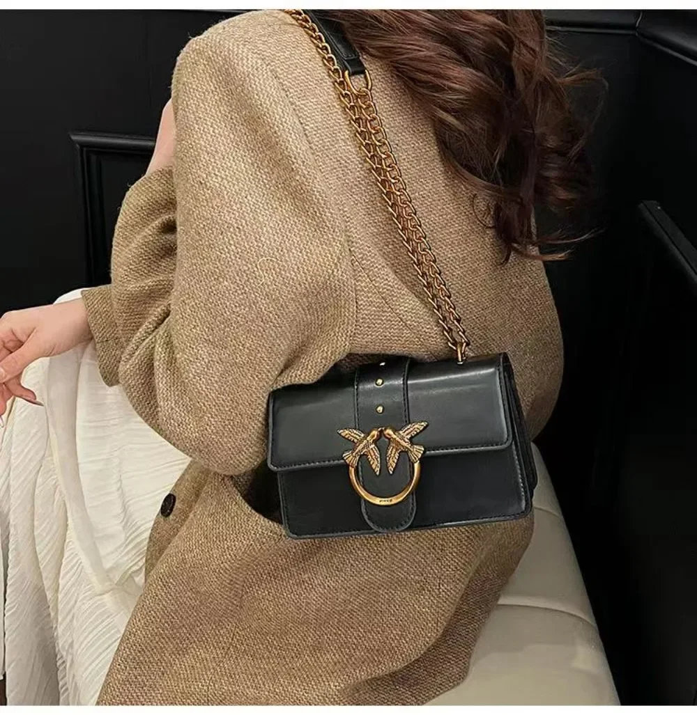 2026 Frühjahr/Sommer Kleiner Vogel Geprägte Unterarm-Schultertasche Neue Casual-Handtasche Ketten-Umhängetasche Geeignet für Frauen.689 – Detail 20