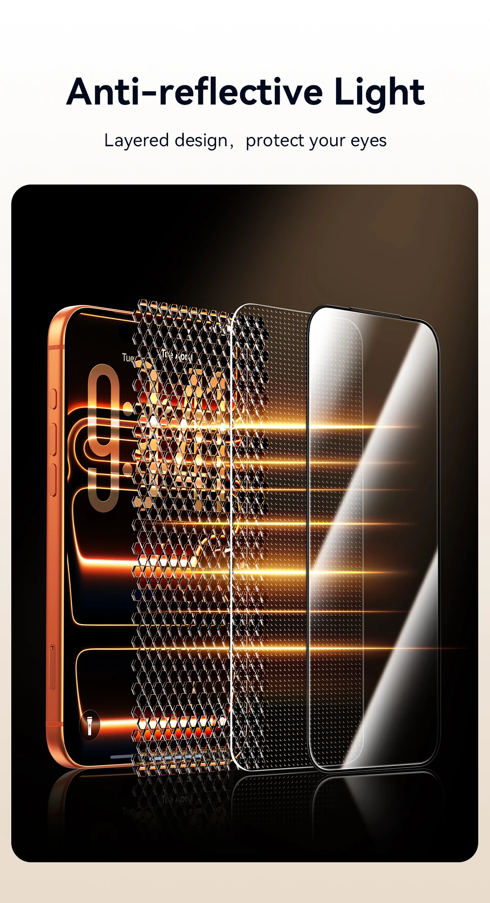 Joyroom 3/2/1 Stück Glas für iPhone 18 17 ProMax Displayschutzfolie Vollbild Staubfreies HD Panzerglas für iPhone 17 16 Pro Max – Detail 7
