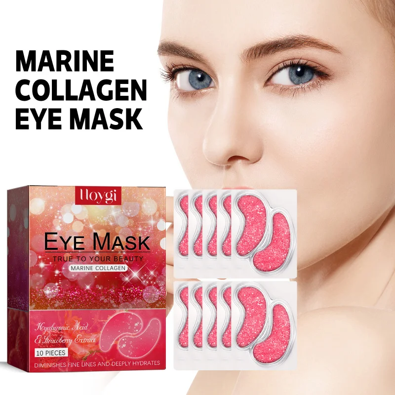 

Strawberry Gel Patches, Help Reduce Eye Fine Lines, Eye Bags, Dark Circles, Firm Eye Area, Anti-Wrinkle & Moisturizing Eye Masks