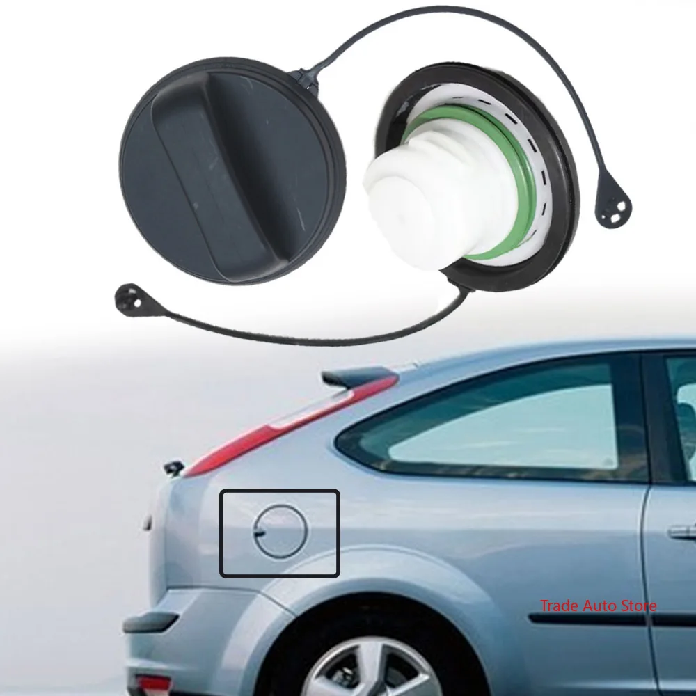 Fuel Tank Filler Gas Cap Cover 1589085 For Ford Focus II MK2 C-Max S-Max Galaxy Replacement Part