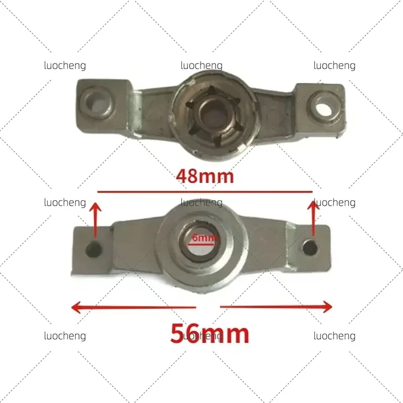 2Pcs Shaded Pole Motor Bracket For YJ61 Motors Bearing Shaft Pillow Block Housing Shelf Feet Holder Support Fixing