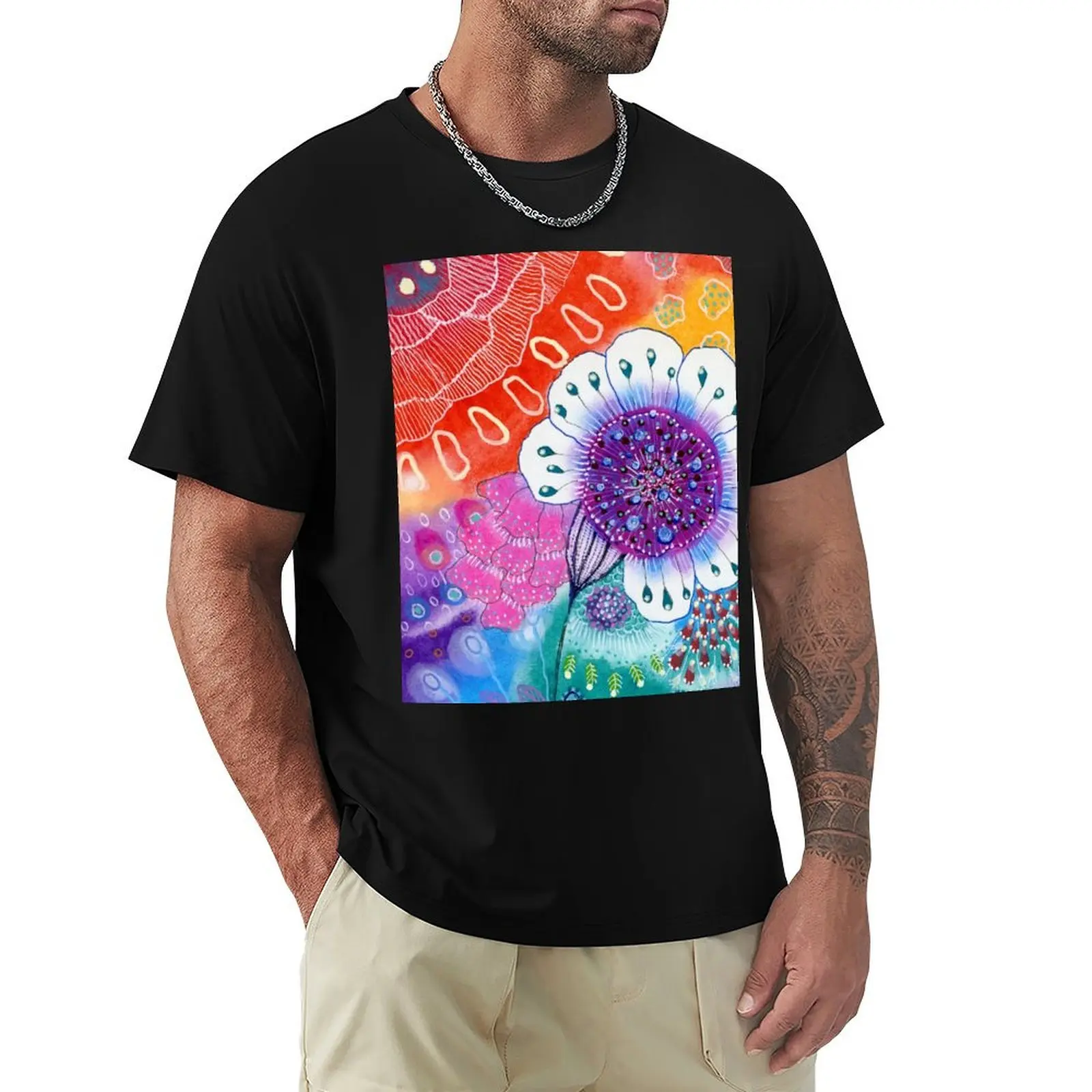 

Flowers T-Shirt Louboutins boys animal print summer shirt black t shirts for men