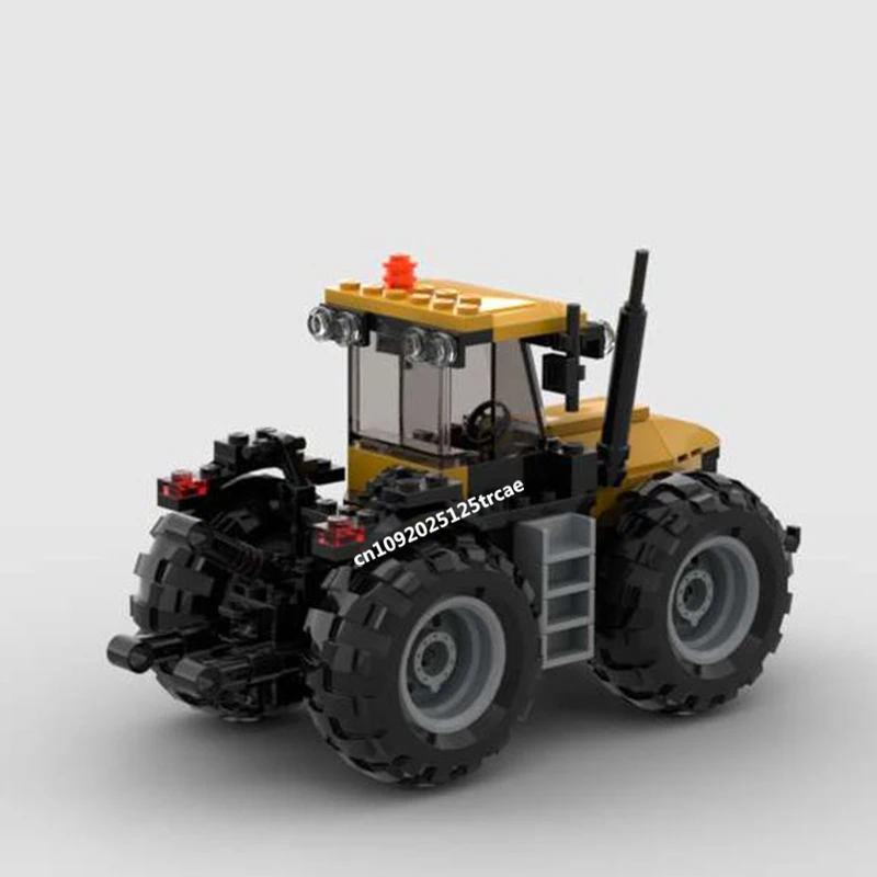 New 153Pcs Moc Tractor Jcb Fastrac Tractor Trailer Model Diy Creative Ideas Child Toy Birthday Gift Technology Building Blocks