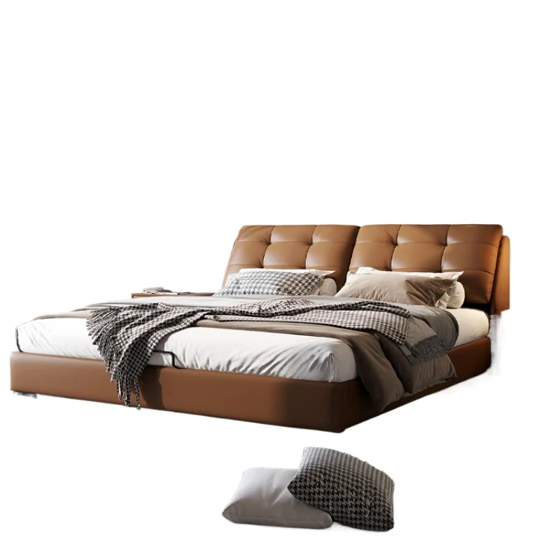 

1.8 meters 2.0 three drawers 2.2 meters air pressure storage bed modern simple master bedroom marriage bed