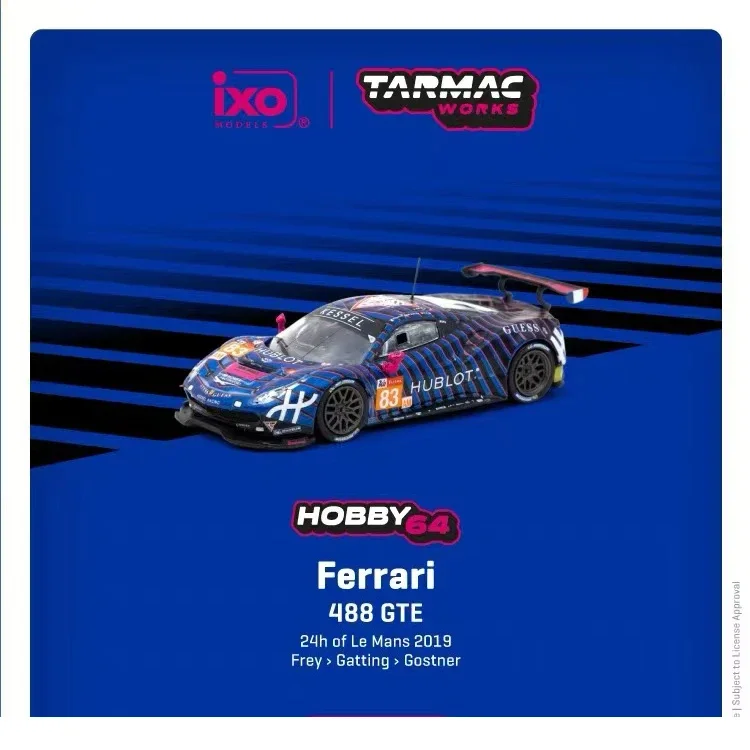 Tarmac Works Ferrari 488 GT3 GTE F40 LM 458 GT3 True Scale Miniatures Alloy Car Model Collection Series Gift