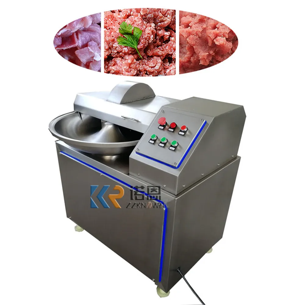 

CE Approval Meat Vacuum Bowl Cutter Machine Sausage Bowl Chopper Vegetable Cutting Machine