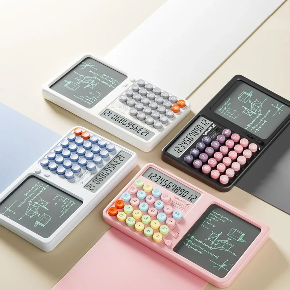 LCD Handwriting Board Calculator Dual Power Multi-function Desktop Office Calculator Student Special Accountants Calculators