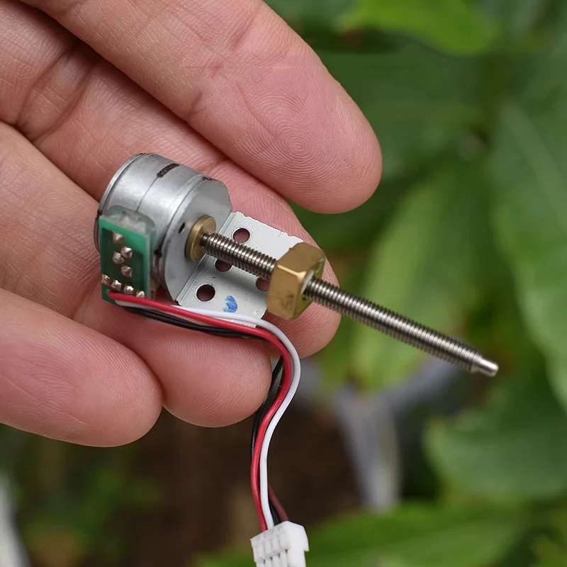 

15BY Mini 15mm Linear Stepper Motor 2-Phase 4-Wire with Copper Nut Moving Block for DIY CNC Engraving Machine