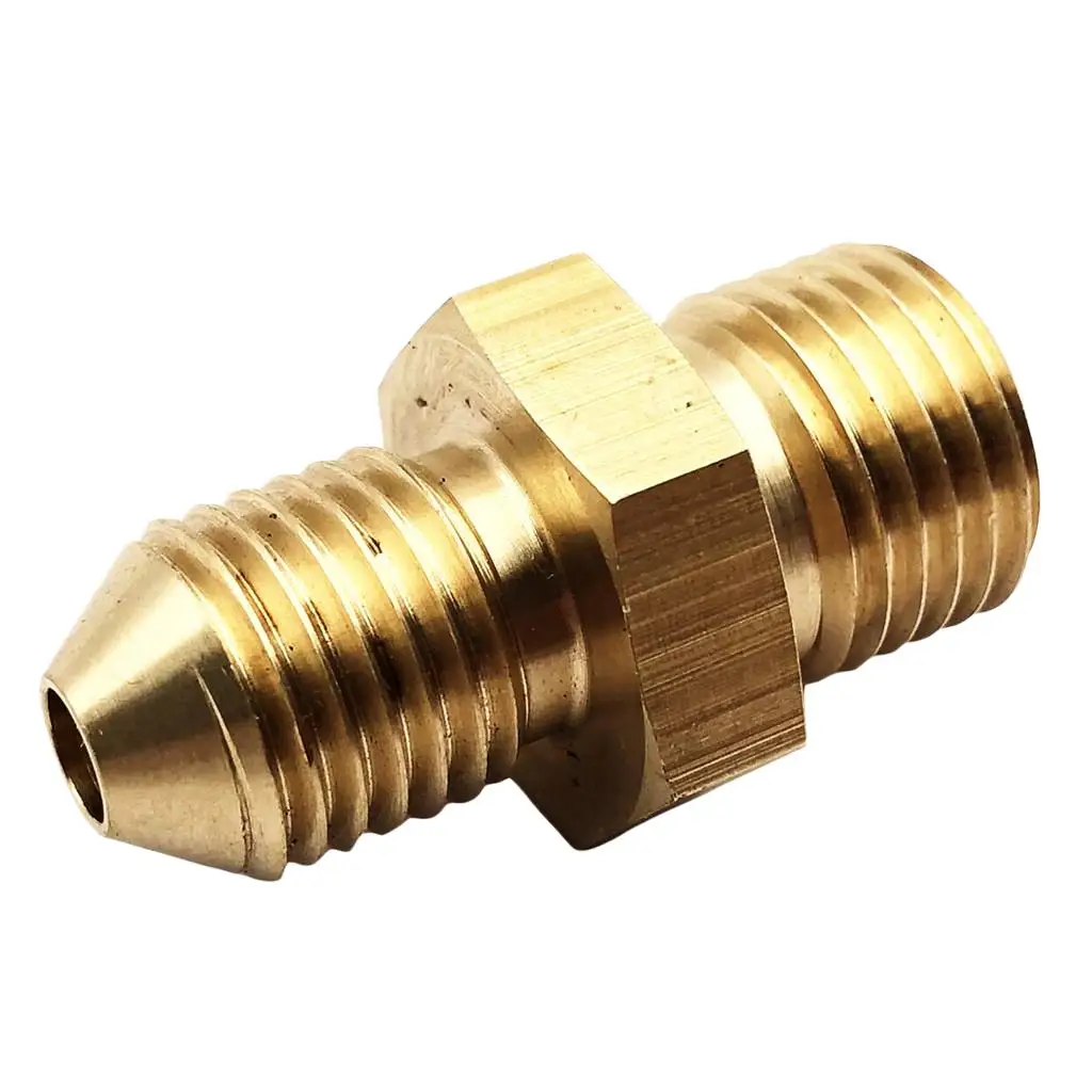 Brass AN4 4an To 1/2-20 UNF Male Fitting Straight Adapter Water Gas