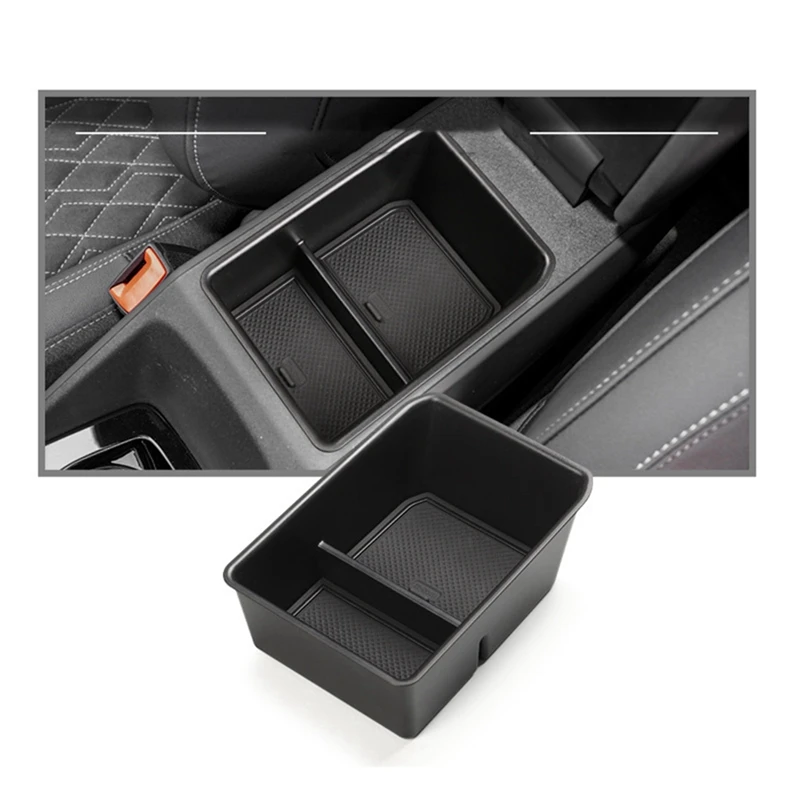 Suitable For  Q5/Q4 Etron Armrest Box Storage Box, Water Cup Holder Special Modification Accessories