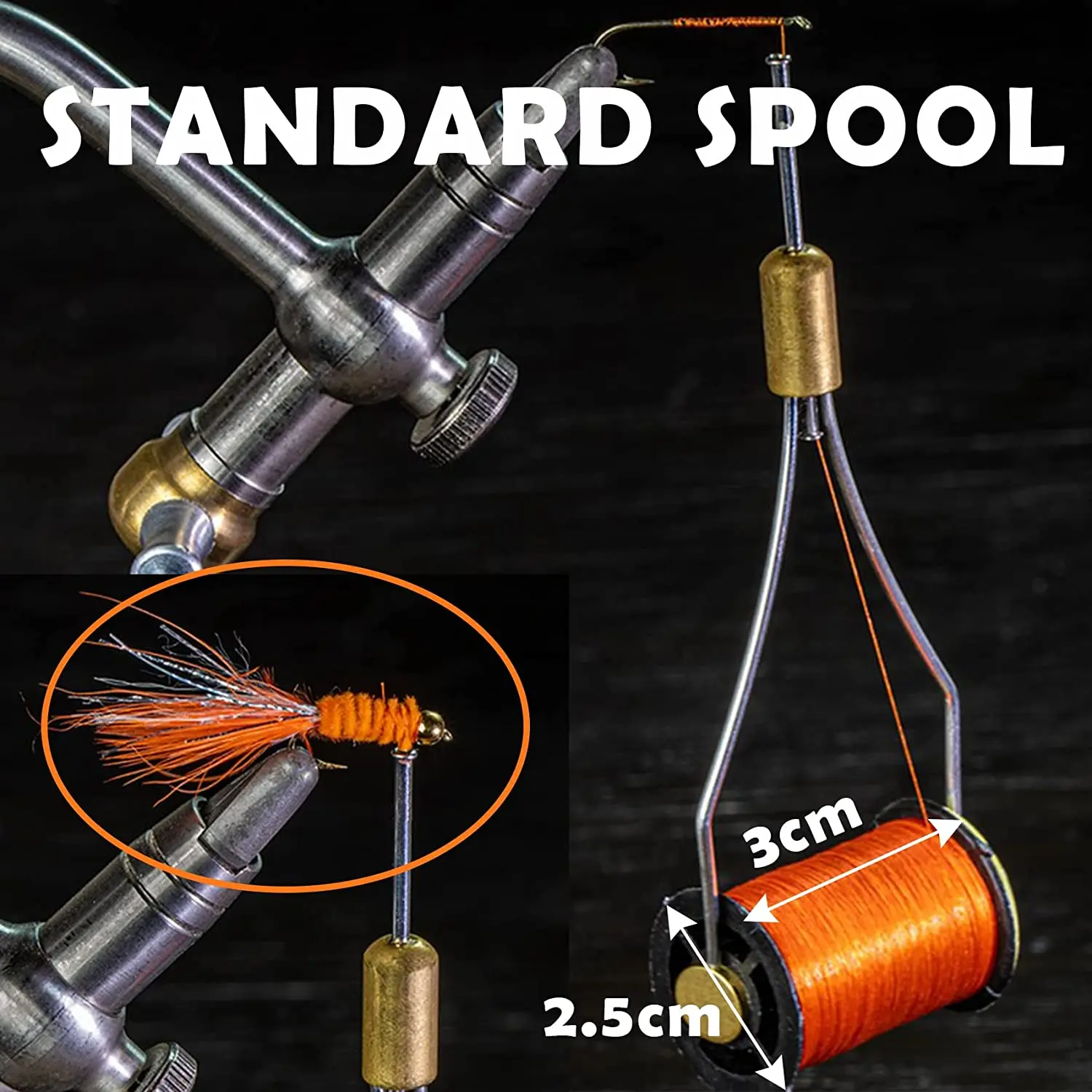 Riverruns 72D-290D Fly Tying Thread UV Fluo Fly Tying Material to Tie Flie Micro Glint Nymph Thread Holo Flat Tinsel Thread - view 6