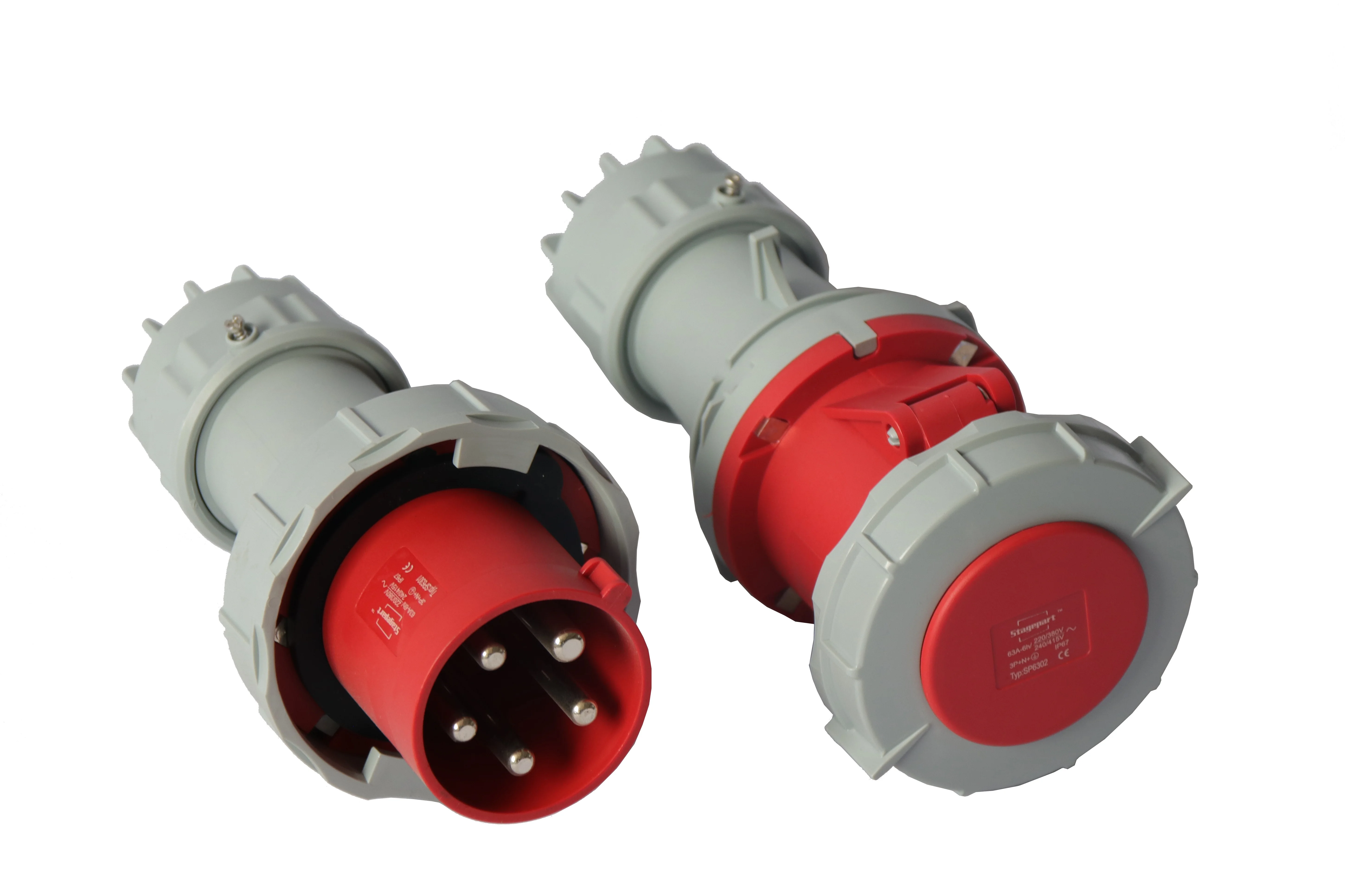 

CEE IP67 380v 5pin 63A Power Socket Cable