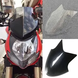 For Ducati Streetfighter 848 1000S 1100S Motorcycle Windscreen Screen Wind Deflectors Screen Double Bubble Windshield Black