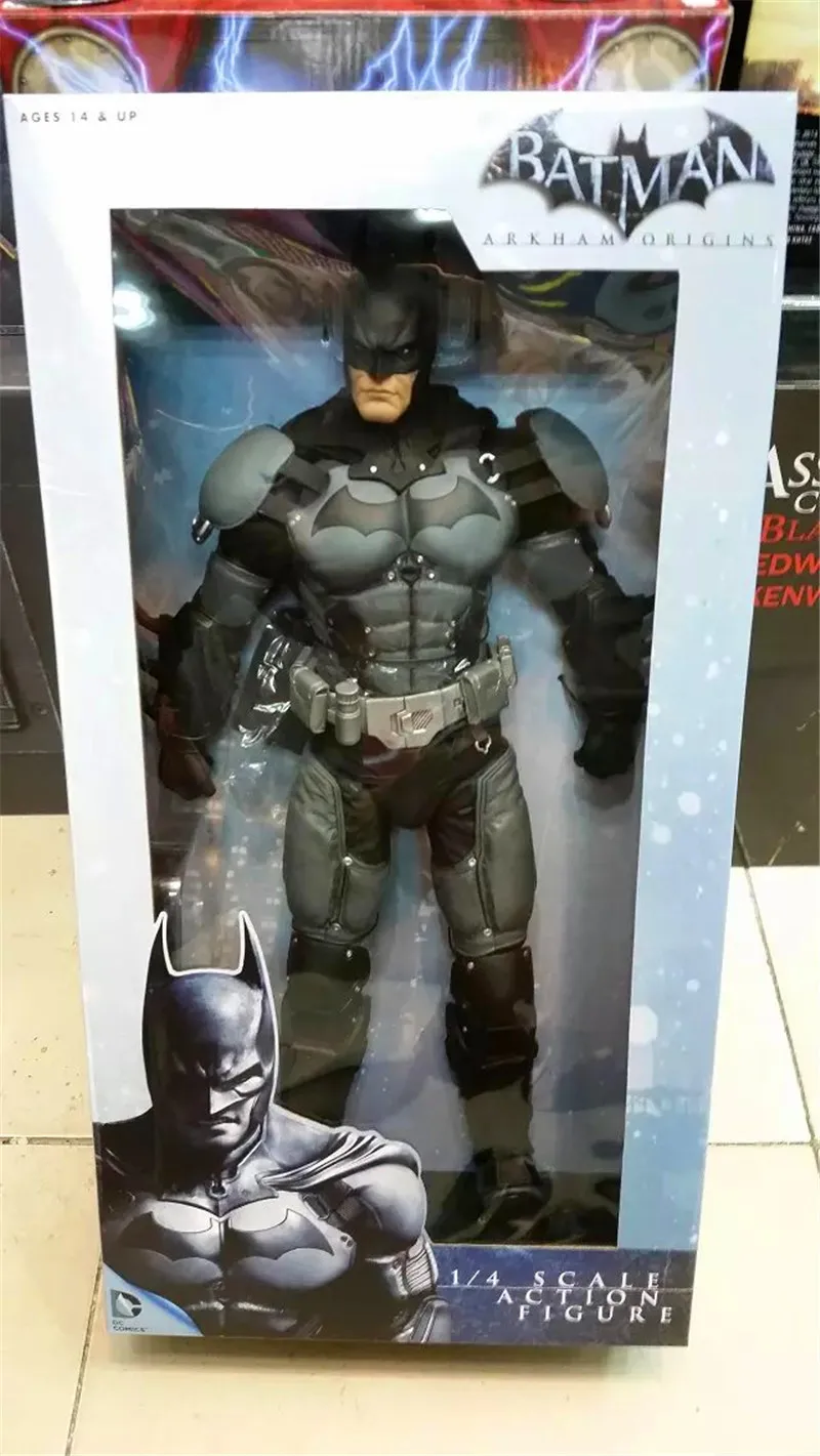 NECA بروس واين Arkham اللجوء عمل أرقام بولي كلوريد الفينيل نموذج اللعب سطح المكتب الديكور 49.5 سنتيمتر هدية عيد ميلاد الإبداعية للأطفال الأصدقاء