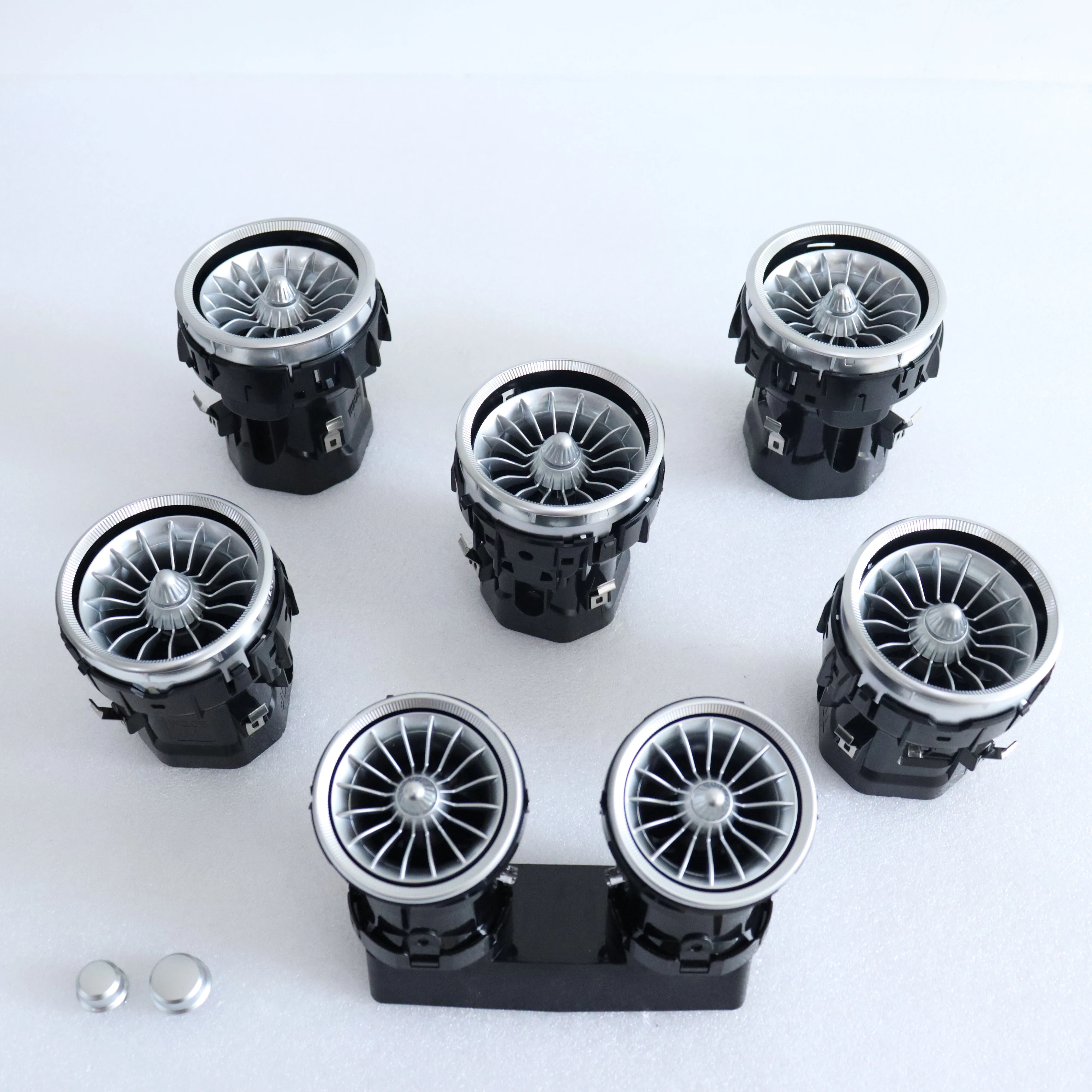Hot Selling Car Air Supply Outlet Air Blower LED Interior Light Turbine Front/ Rear Vent