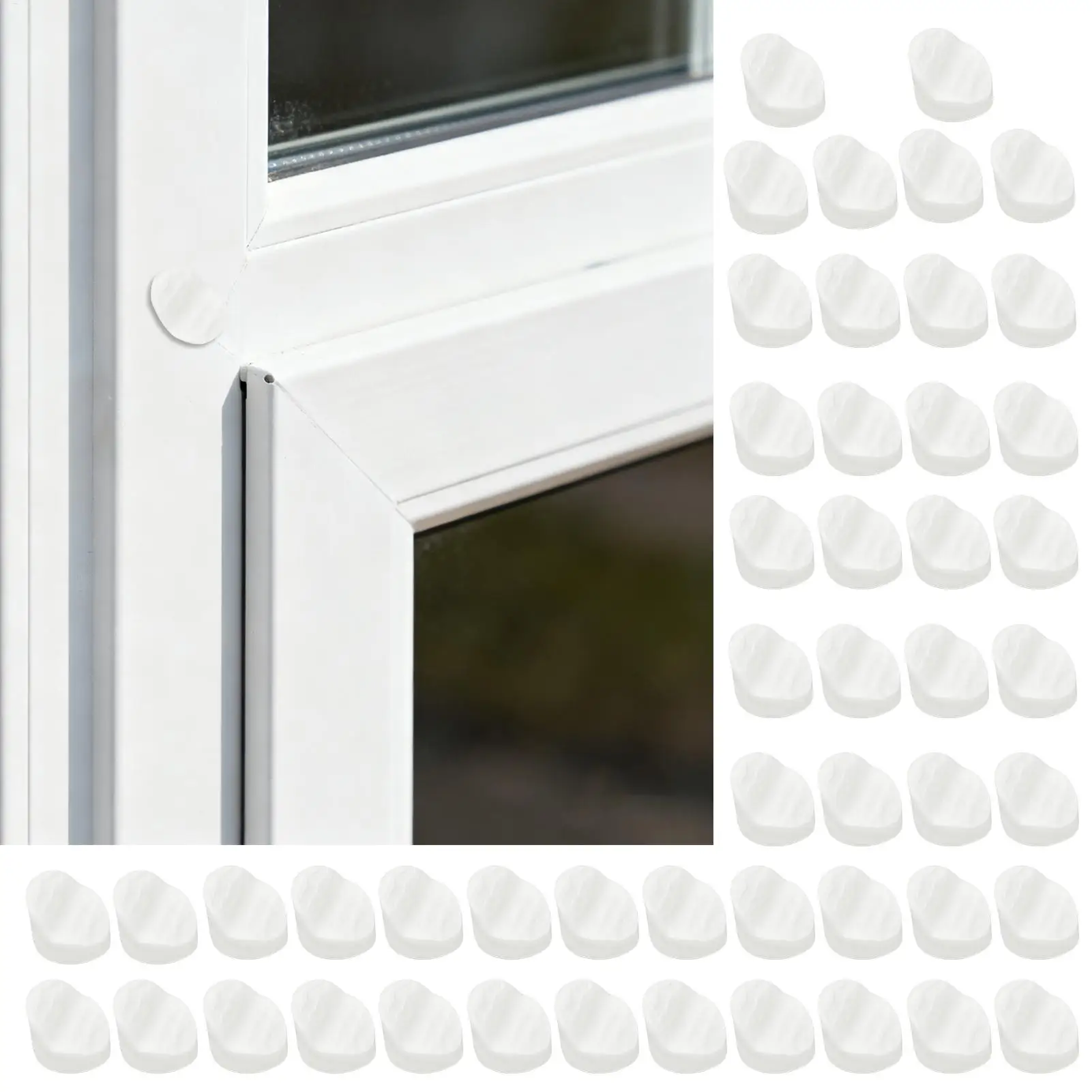 

Door Plugs For Screw Holes 50 Pieces White Round Insert End Caps Screw Hole Frame Plugs Cover For Door Window Cabinets Fences
