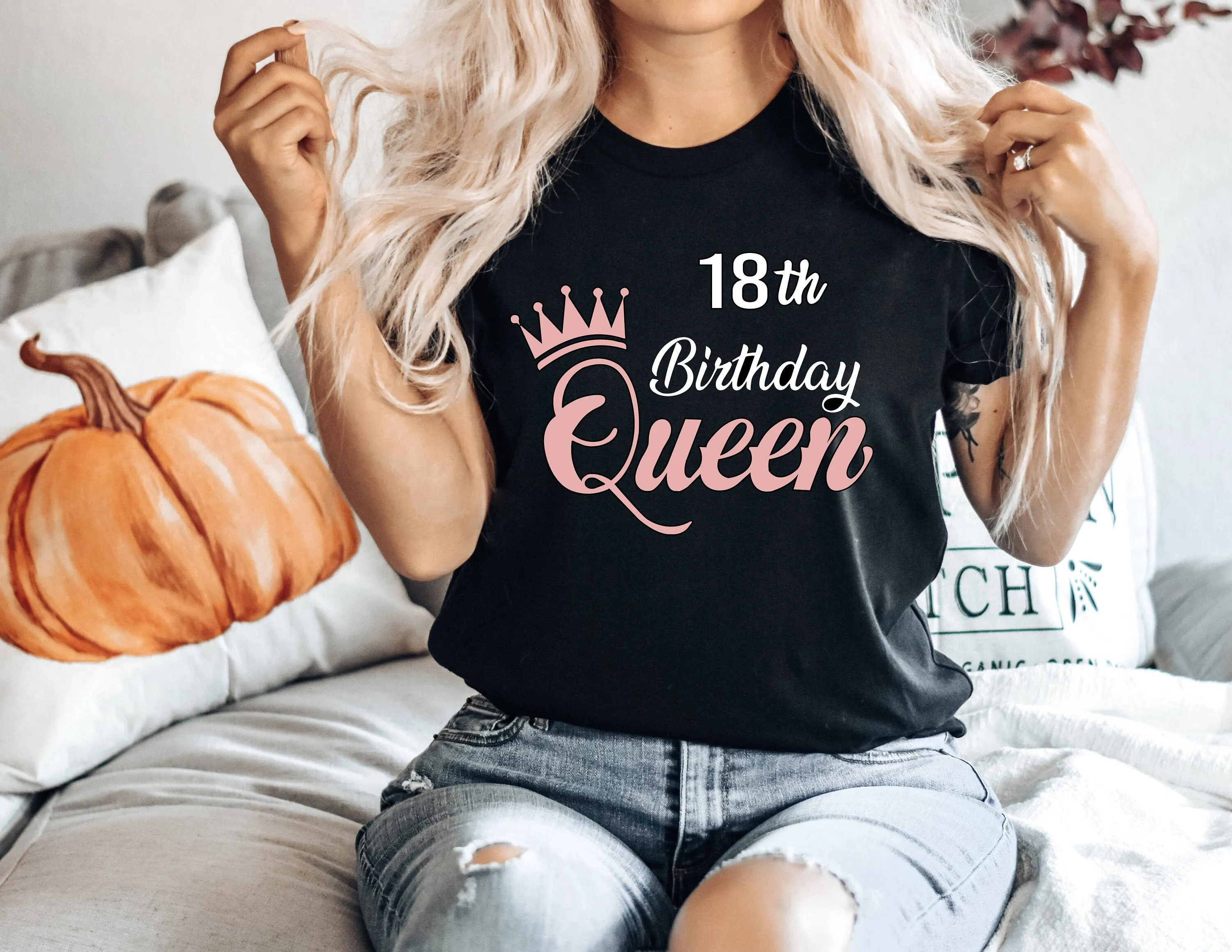 16Th 18Th 20Th 30Th 40Th 50Th 60Th 70Th 80Th Birthday T Shirt For Women Girls Queen Funny Party Kids