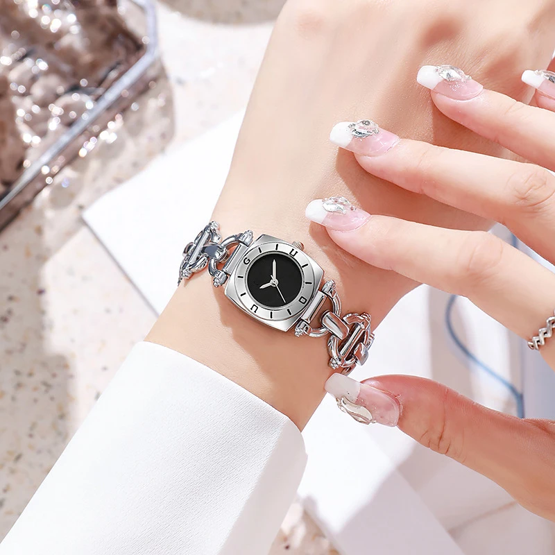 MAYZHISU Light Luxury Women Watches Lady Quartz Gold Wristwatches Stainless Steel Waterproof Female Clock Girl Bracelet Simple