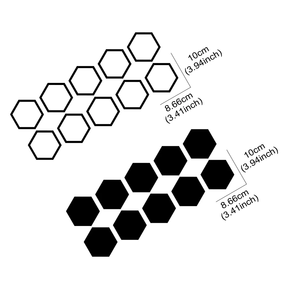 ملصقات سيارة على طراز خلية النحل ، شارات فينيل ، ملحقات ضبط السيارات ، باب جانبي ، نافذة ، تناسب الوفير ، جميع الموديلات ، تصنعها بنفسك ، 10 #5