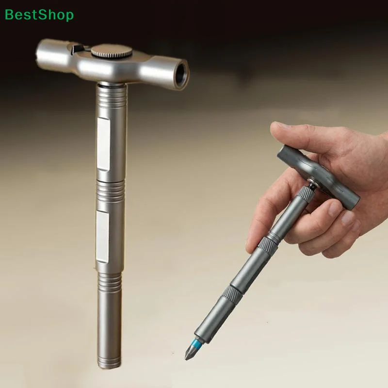 High Torque Convertible Ratchet T-Handle Extension Magnetic Driver Tool For Motorcycle DIY Repair