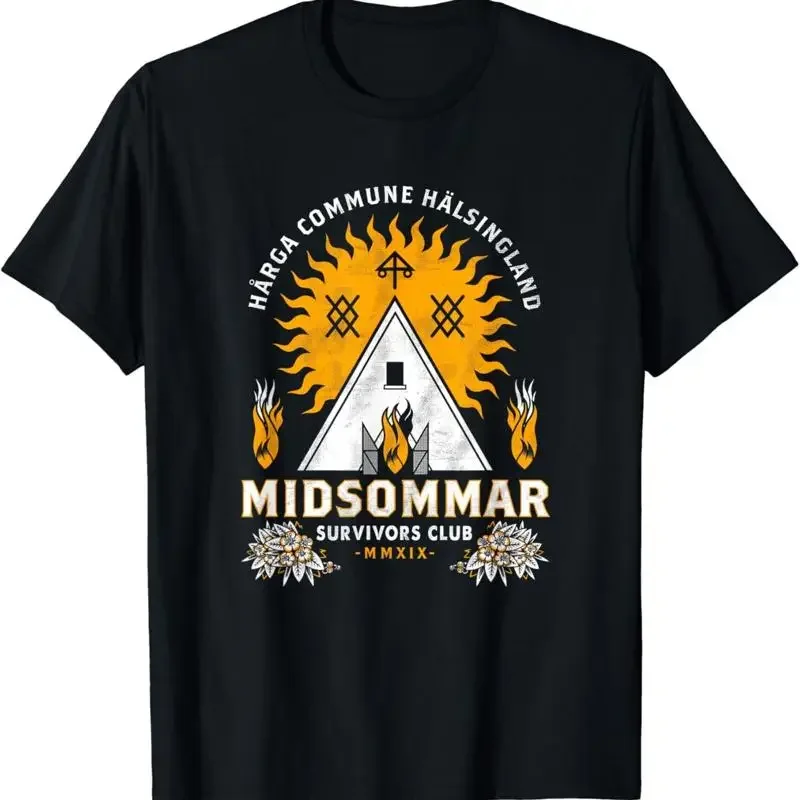 Midsommar Survival Club Scary Horror Summer Festival T Shirt