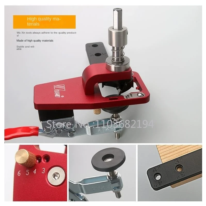 Elite Version 35mm Hinge Hole Opener Hardware Tool Hole Puncher Aircraft Hinge Cabinet Door