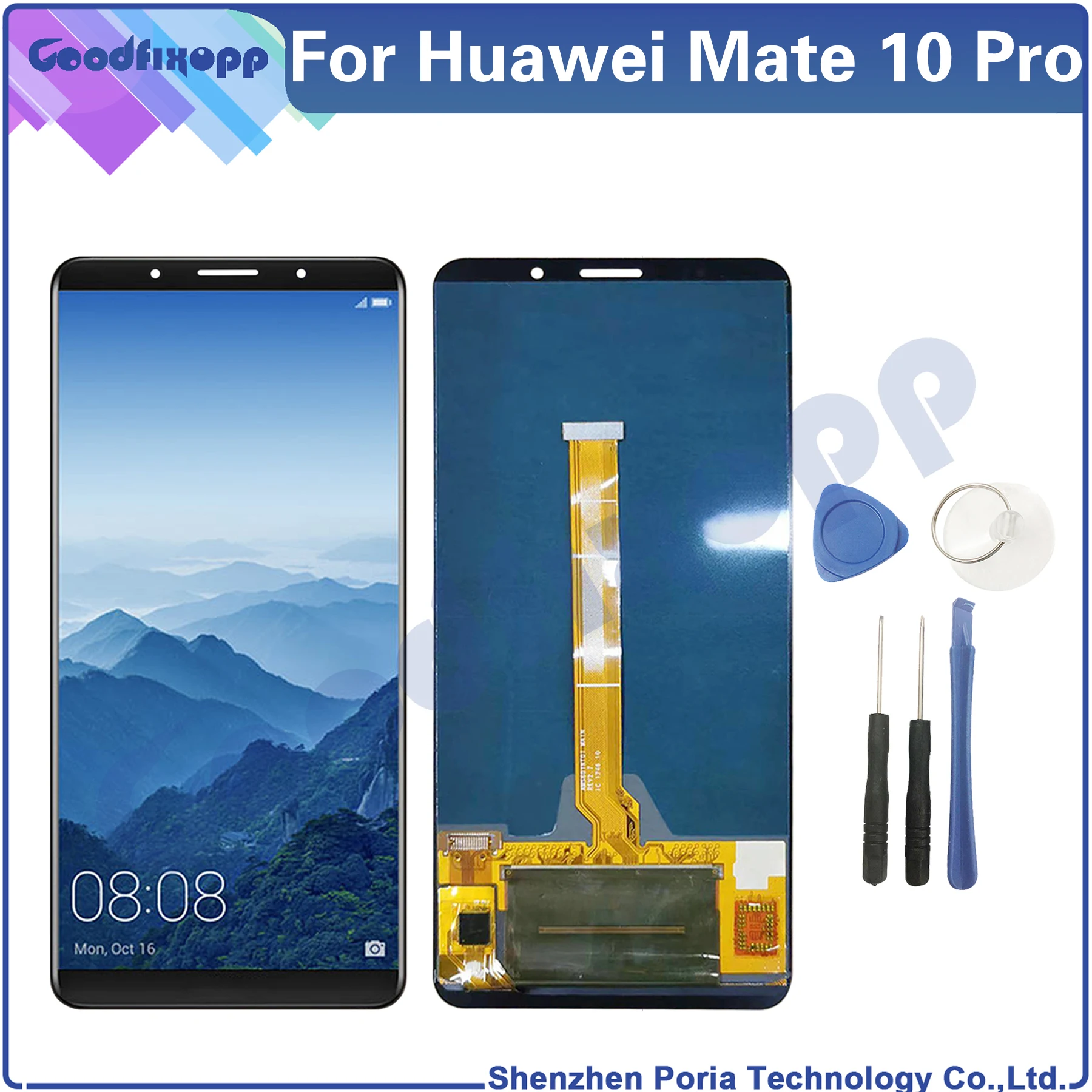 

For Huawei Mate 10 Pro LCD Display Touch Screen Digitizer Assembly For Mate10Pro Repair Parts Replacement