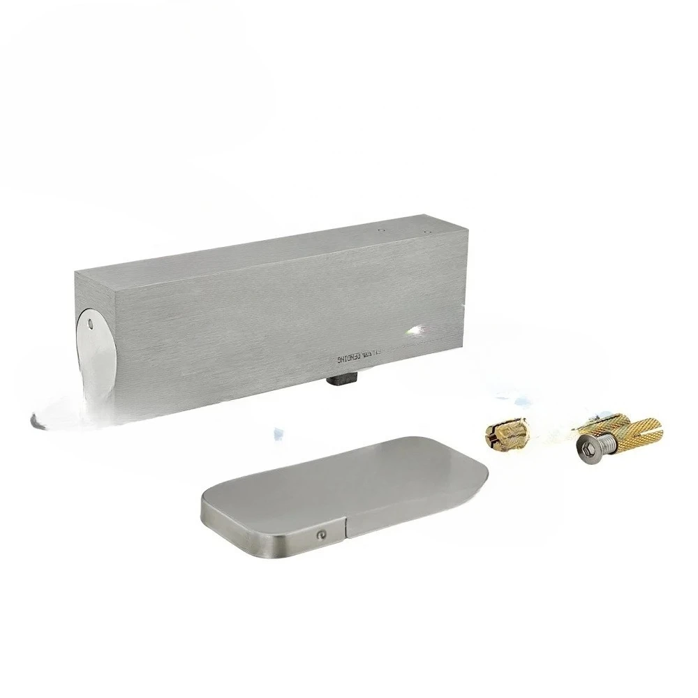 M + باب خشبي مخفي هيدروليكي ذاتي الإغلاق قابل للتعديل في المنتصف السفلي