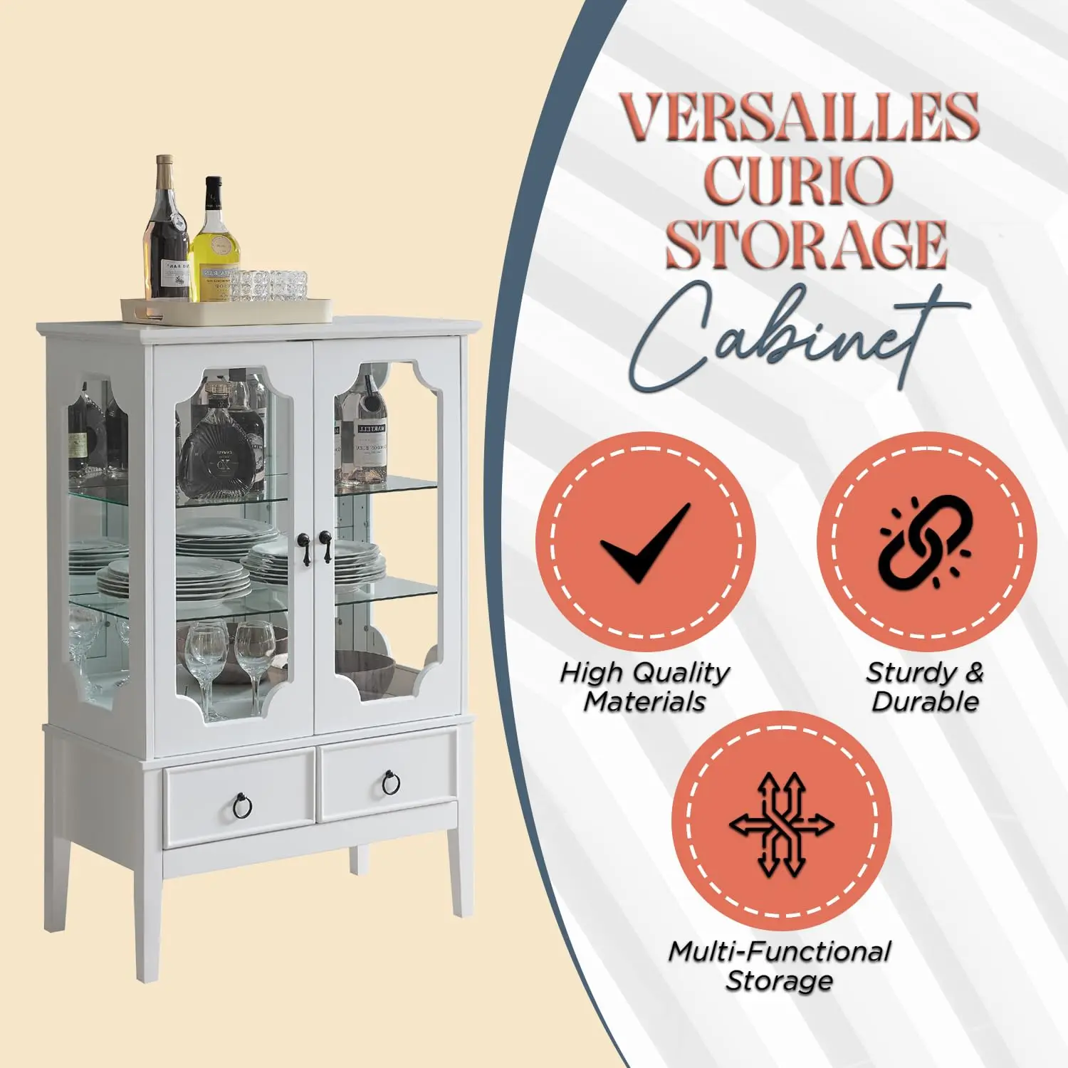 Thumbnail 4 - #6 Latest Glass Display Cabinets Offers