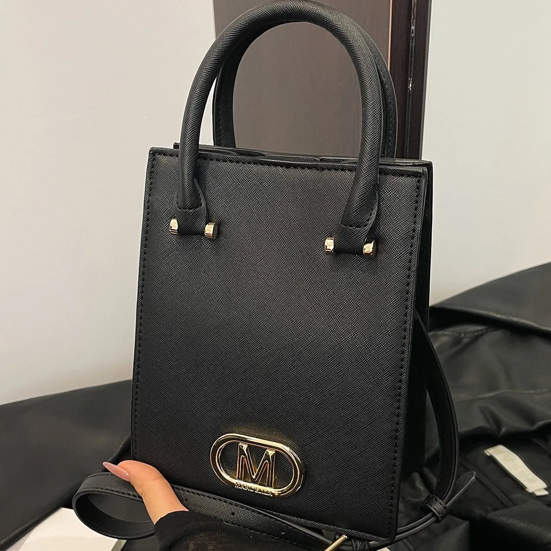 

​ Новая женская вертикальная большая сумка 2025 года, просторный ремень через плечо, многосторонняя сумка через плечо для поездок на работу, шикарная и прочная ​