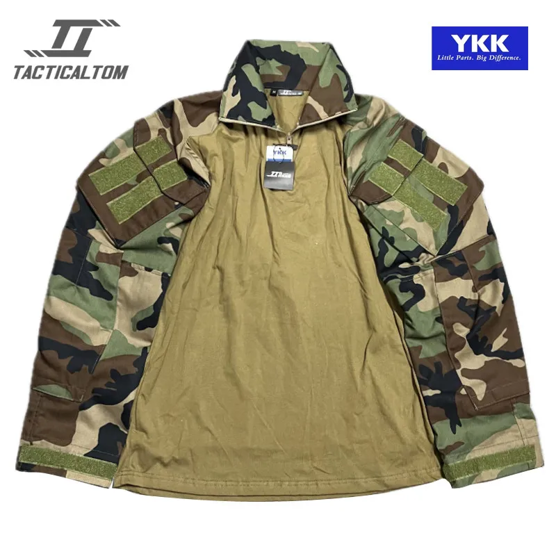 Outdoor Replica Men's GEN3 Frog Suit Long Sleeved Top Jungle Camouflage G3 Black Camouflage Combat Frog Skin BDU
