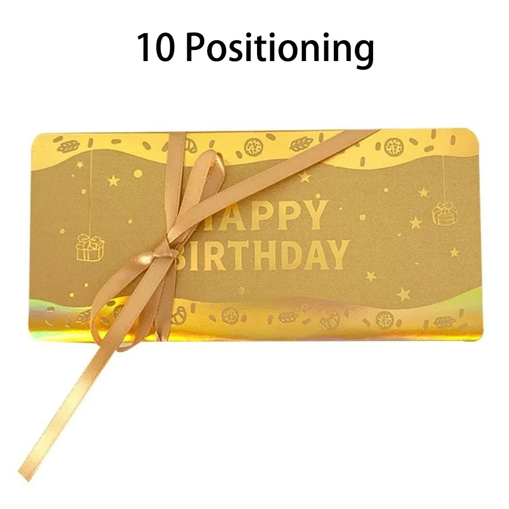 

3D Birthday Red Envelope Greeting Card Foldable Multiple Card Slots New Year's Money Red Envelope Birthday Red Envelope