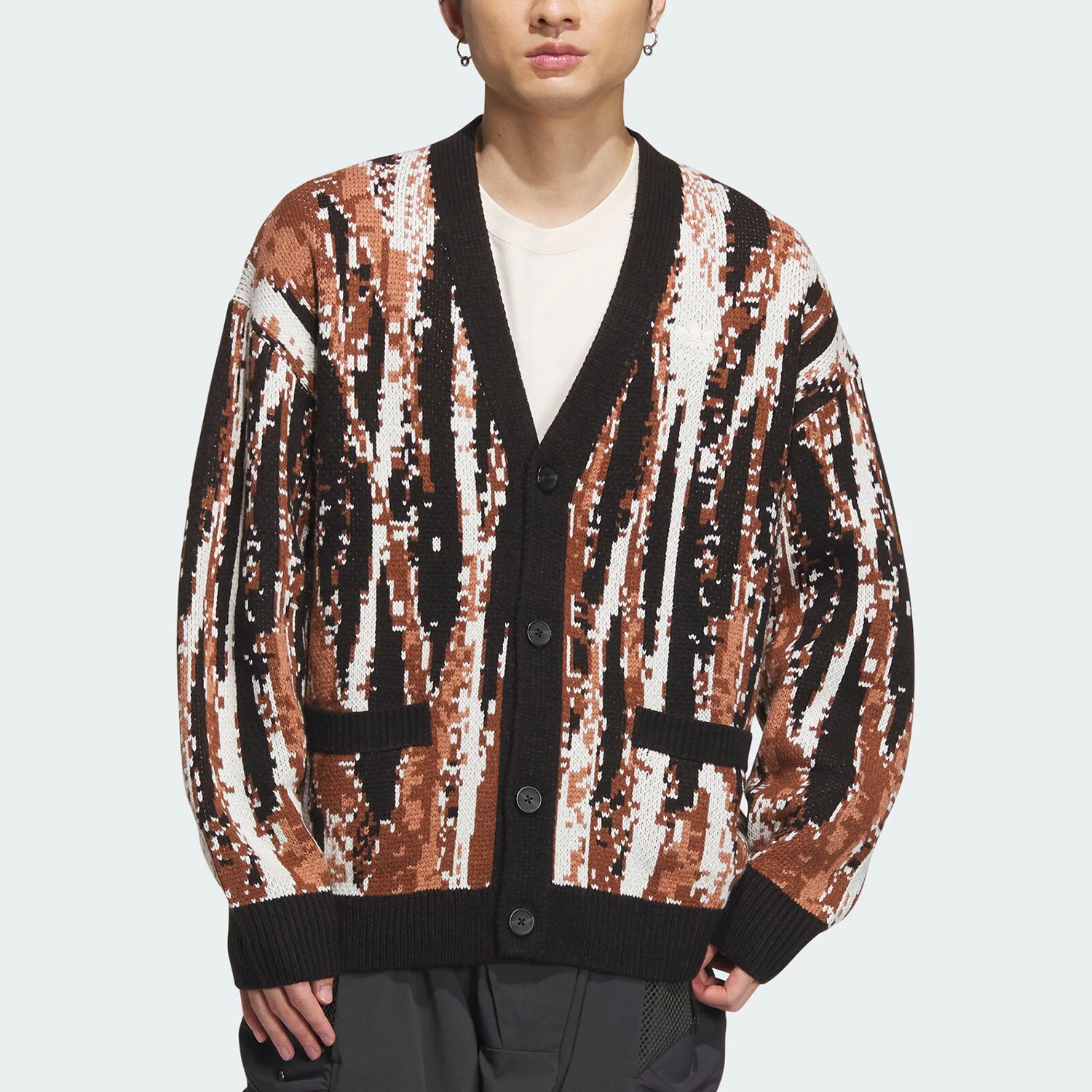 

Adidas genuine genuine Three Stripes Men's & Women's Fashion Windproof Casual Cardigan Jacket IX7819