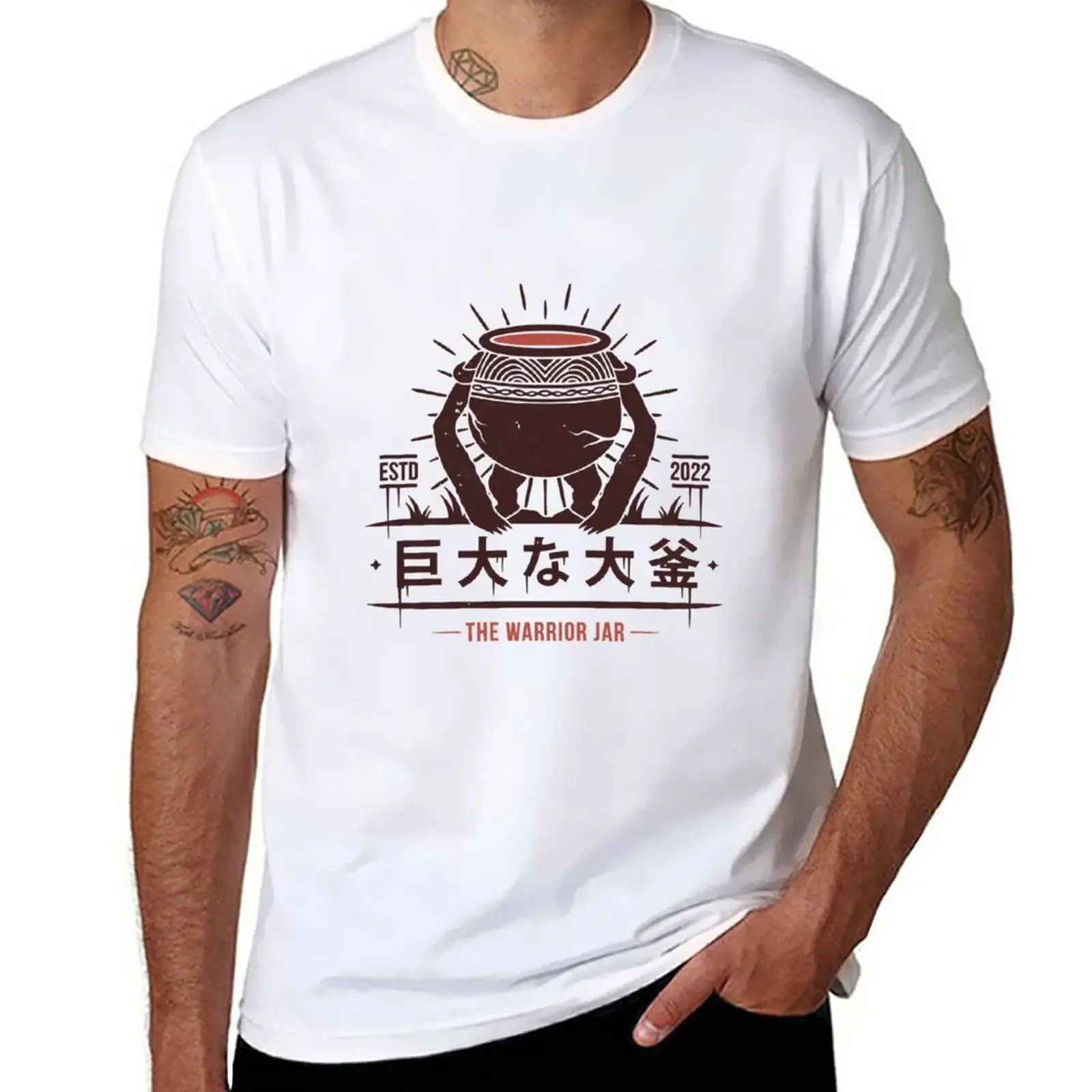 

The Warrior Jar T-Shirt tops plain fitted t shirts for men