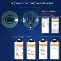 KEBIDUMEI Wireless 2.4G 300Mbps USB WiFi Repeater Extender Signal Amplifier Booster Long Range Router Home Network Extension 6