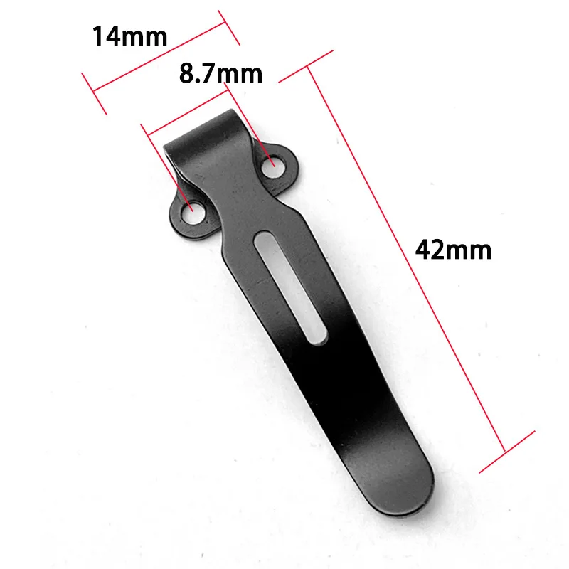 Custom Made 5 Colors Stainless Steel Knife Pocket Clip Back Clamp For Genuine Benchmade Bugout 535 Knives DIY Make Replace Parts