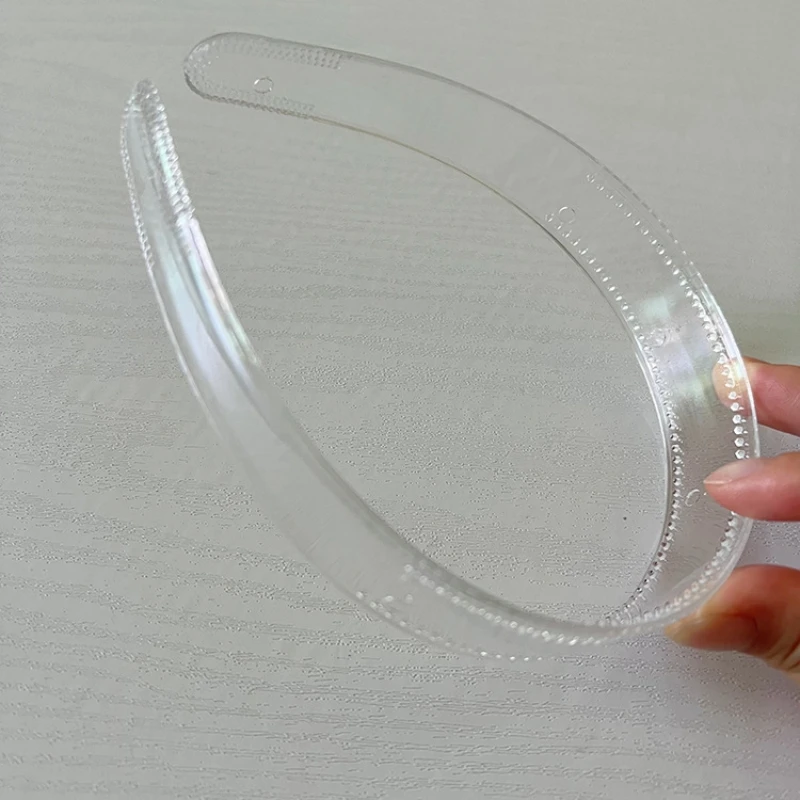 3 Stück 8 mm/12 mm/20 mm durchsichtige Kunststoff-Stirnbänder mit Zähnen, schlichte transparente Haarbänder für DIY-Frauen-Haar-Accessoires, rohe Haarreifen – Detail 11