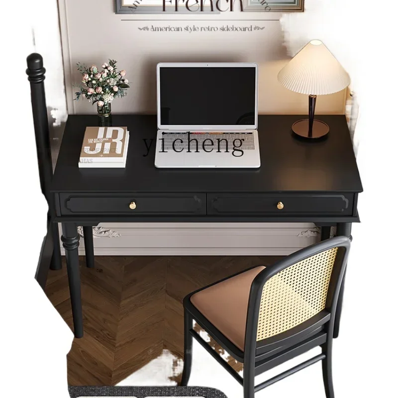

retro desk antique bedroom study room student home study desk