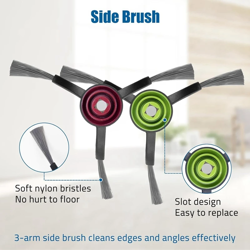 掃除機アクセサリーecovacs deebot,Deebot x1,omniターボ,メインブラシ,HEPAフィルター,モップクロス,ダストバッグ,スペアパーツ