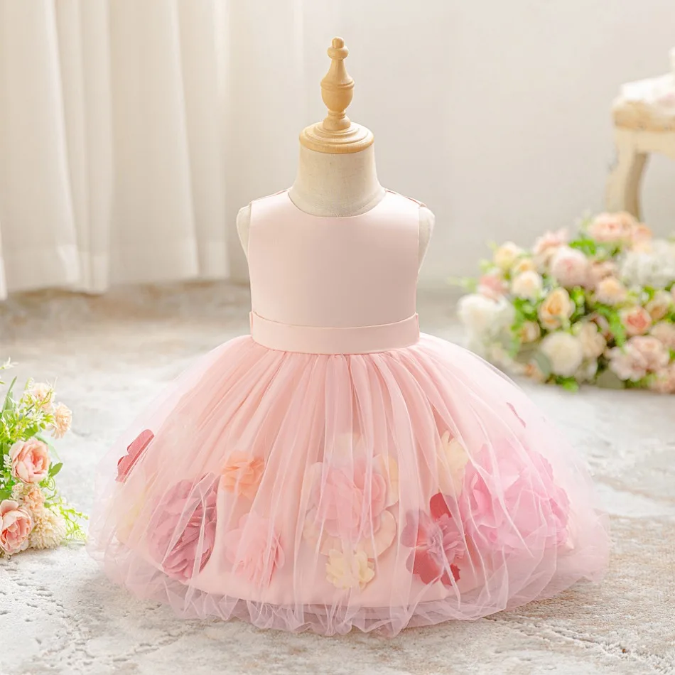 

Three dimensional Flower Bud Skirt Popular and Fashion Bud Skirt New Design Baby Girl Dress Elegant High-end Dress Skirt ASQ03