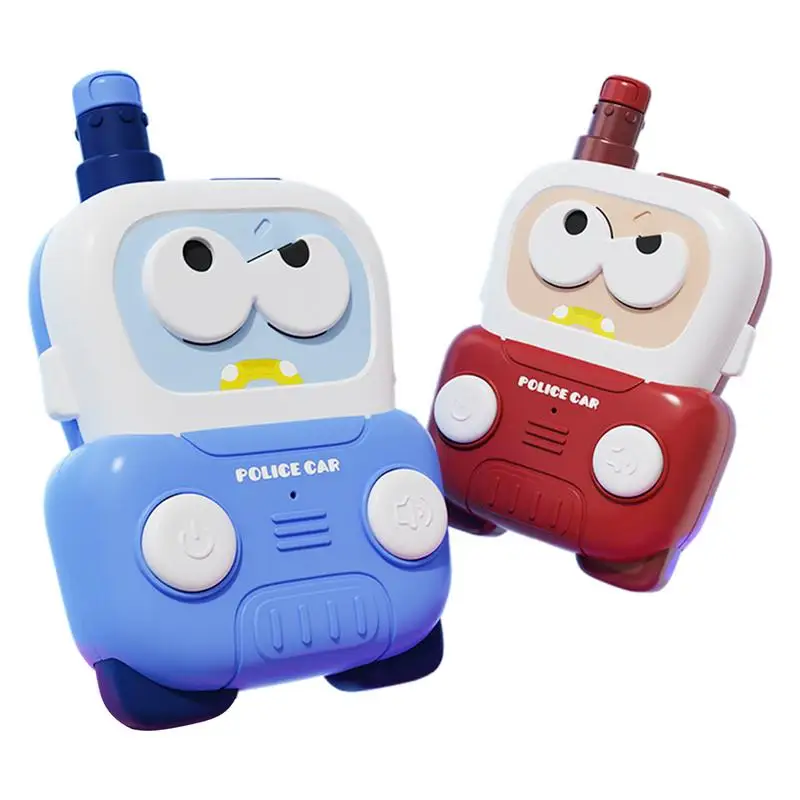 Walkie Talkie per bambini Radio bidirezionale Accessori per escursioni Walkie Talkie Interfono portatile portatile per esterni Lingua giocattolo