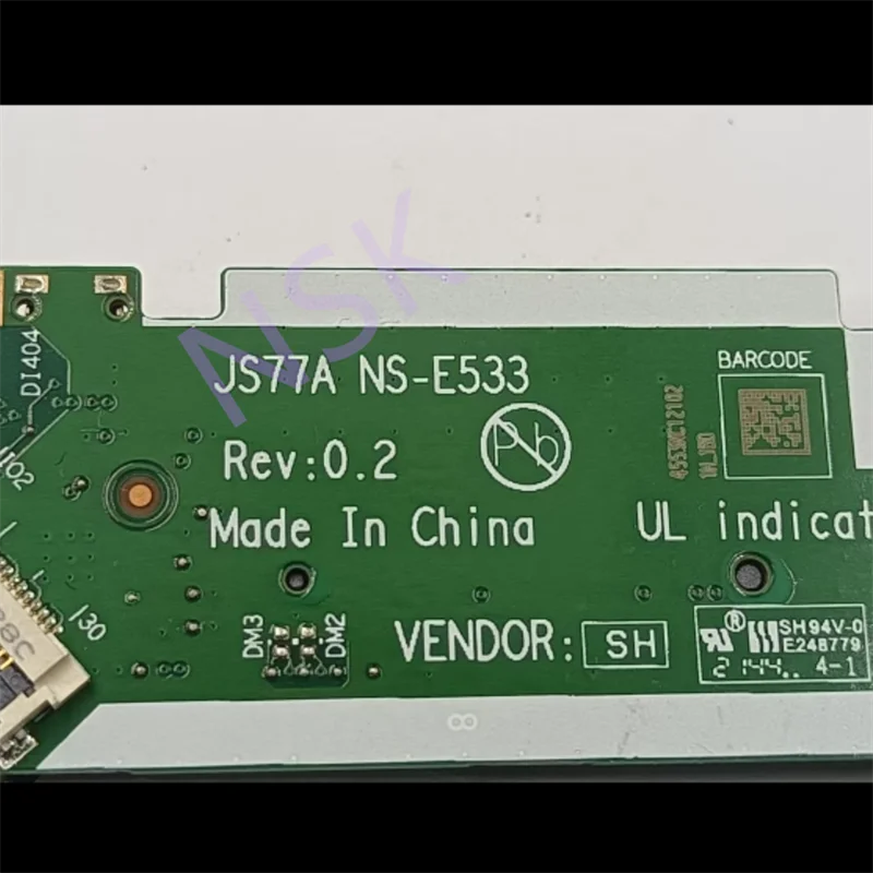Imagem -05 - Usb Card Reader Switch Board Power Board Lenovo Ideapad Js778 Original Sn-e351 Sn-e533 100 Teste ok
