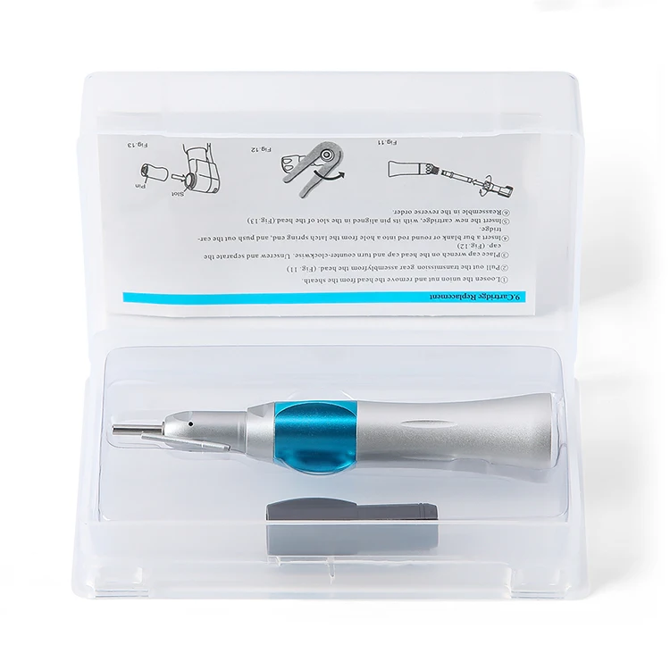 AZDENT Dental Chirurgisches gerades Handstück 1:1 Nasenkegel Handstück mit niedriger Geschwindigkeit und externem Rohr Zahnmedizin Kliniken Laborwerkzeug – Detail 9