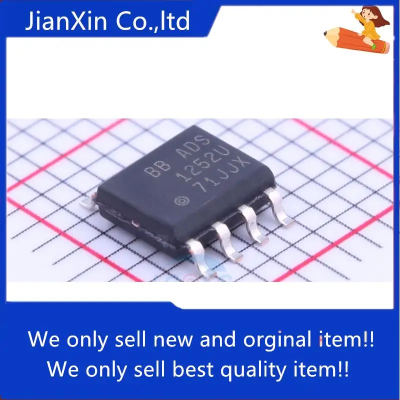 

5pcs 100% orginal new ADS1252U/2K5 SOP8 analog-to-digital converter electronic sound