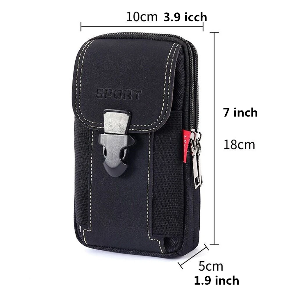 Phone Holster Bag Molle Waist Pouches Small Tactical Duty Belt Backpack Carrying Case Card Holder