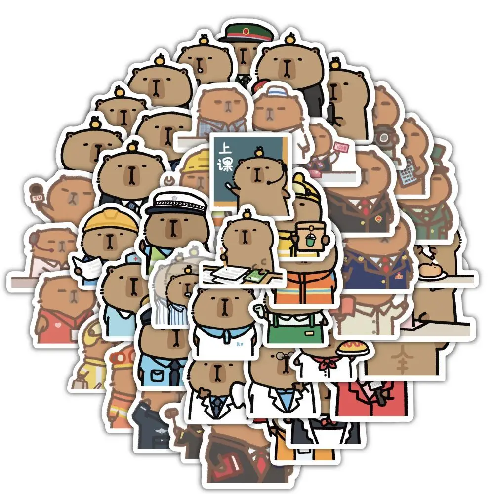 10/30/60/120Pcs Capybara Capibala Career sticker toys mobile phone notebook waterproof desktop decoration