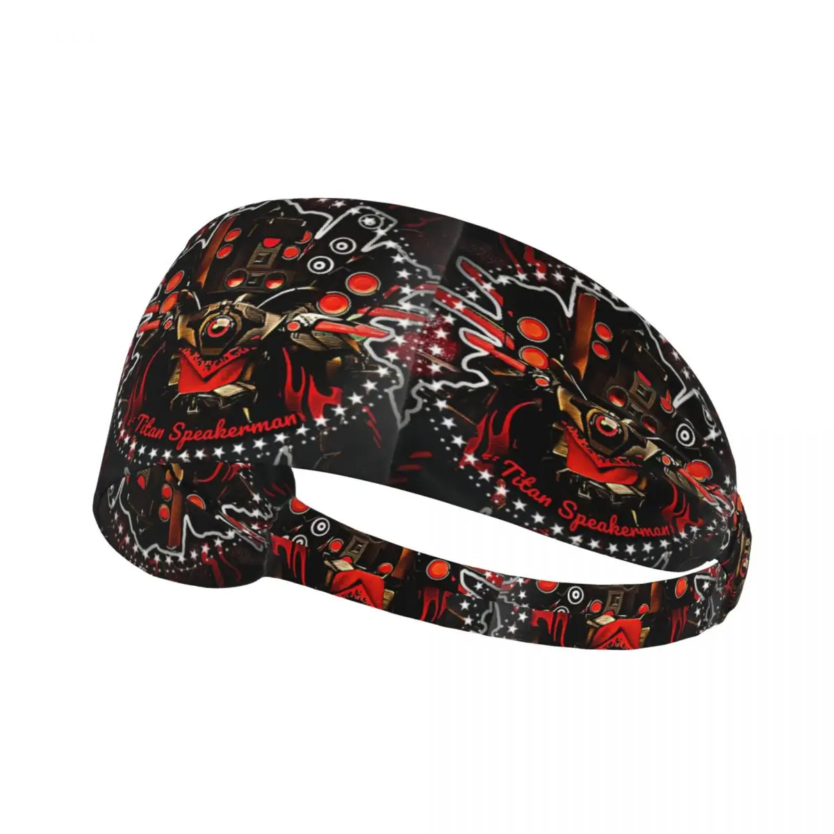 

Custom Titan Speakerman Skibidi Toilet Sports Headband for Men Women Elastic Moisture Wicking Athletic Sweatbands