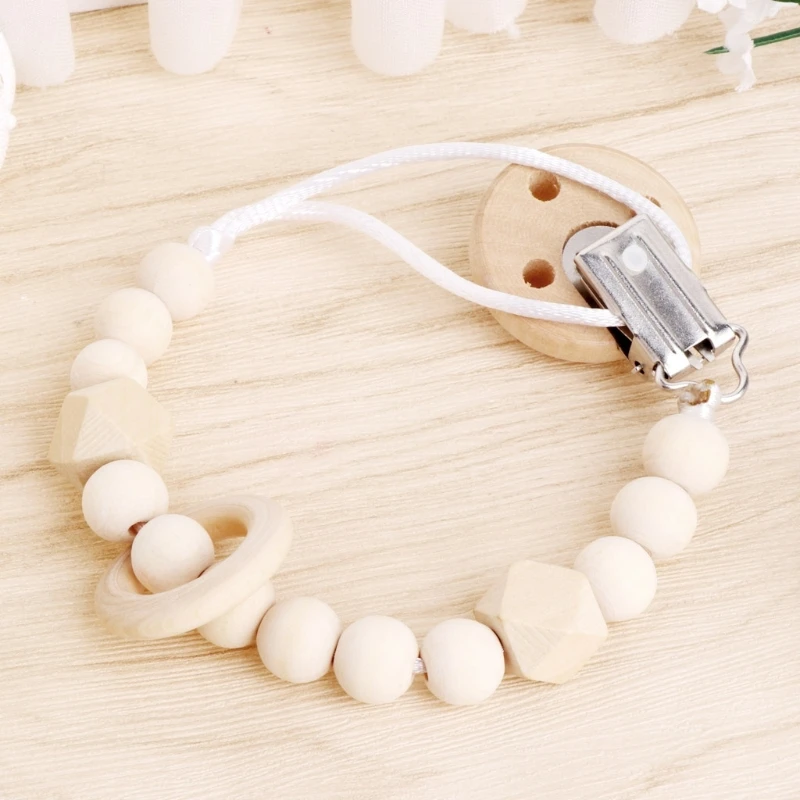 Baby Toddler Gentle Teething Relief Chewable Beads Sooth Teether  Chain